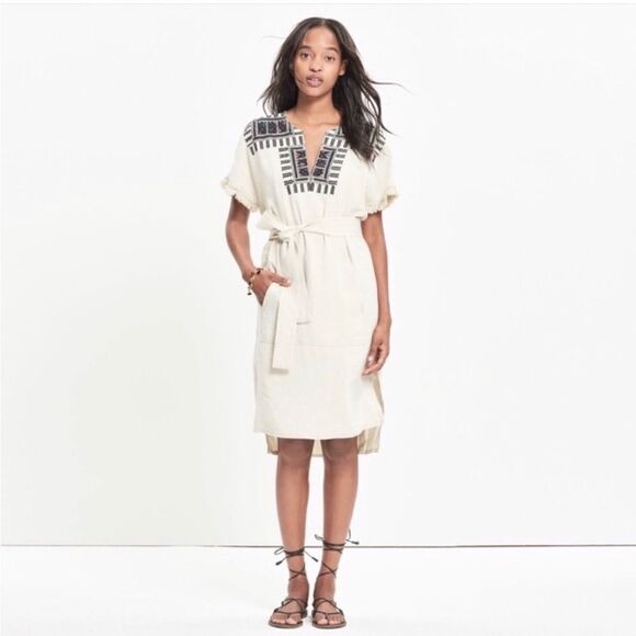 Madewell Embroiled Paradise Dress - Picture 1 of 12